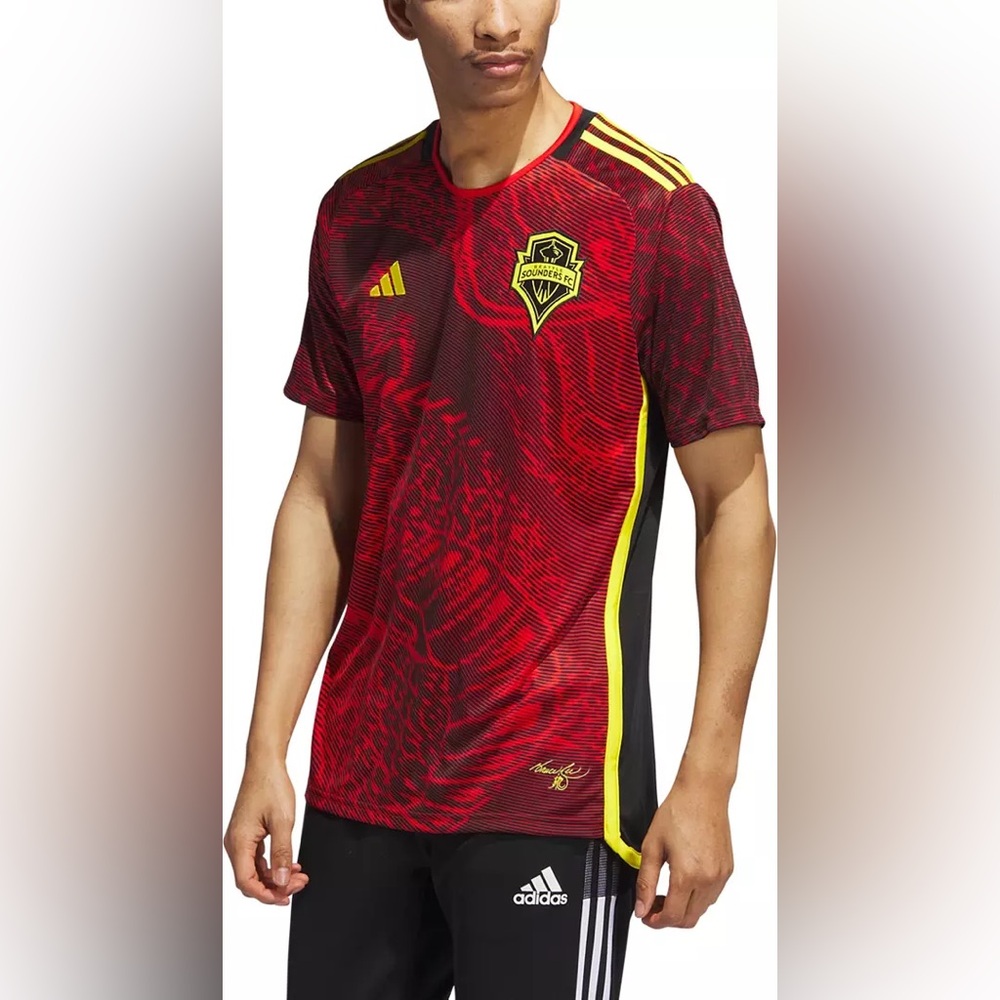 Adidas Seattle Sounders FC Bruce Lee Alternative Jersey HI1844 Men's L